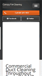 Mobile Screenshot of canopyfancleaning.co.uk